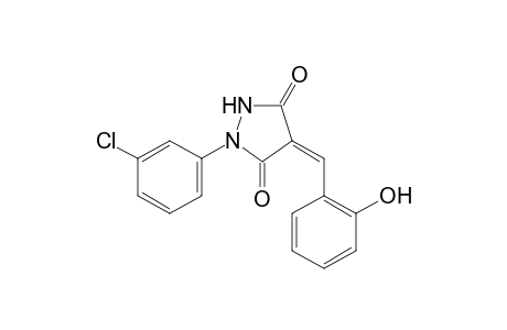 (4Z)-1-(3-Chlorophenyl)-4-(2-hydroxybenzylidene)-3,5-pyrazolidinedione