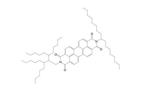 N'-(1-Octylnonyl)-N-(2-(1-pentylhexyl)-3-pentyloctyl)perylene-3,4:9,10-bis(dicarboximide)