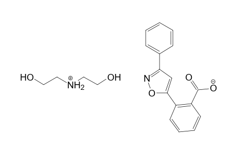 Benzoic acid, 2-(3-phenyl-5-isoxazolyl)- (2-hydroxyethyl)ammonium salt, Cppi