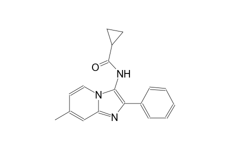 N-(7-methyl-2-phenylimidazo[1,2-a]pyridin-3-yl)cyclopropanecarboxamide