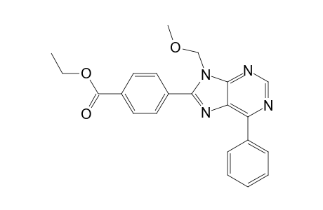 Ethyl 4-[9-(Methoxymethyl)-6-phenyl-9H-purin-8-yl]benzoate