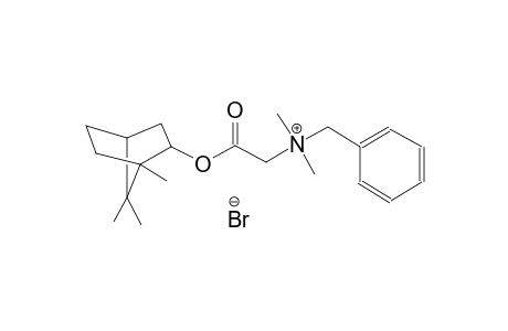 N-benzyl-N,N-dimethyl-2-oxo-2-[(1,7,7-trimethylbicyclo[2.2.1]hept-2-yl)oxy]ethanaminium bromide