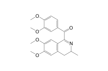 (3-Methyl-6,7-dimethoxy-3,4-dihydroisoquinolin-1-yl)(3,4-dimethoxyphenyl)methanone