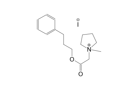 pyrrolidinium, 1-methyl-1-[2-oxo-2-(3-phenylpropoxy)ethyl]-, iodide