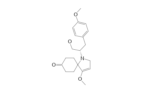 (2'S)-1-[2-HYDROXY-1-(4-METHOXYBENZYL)-ETHYL]-4-METHOXY-1-AZASPIRO-[4.5]-DEC-3-EN-8-ONE