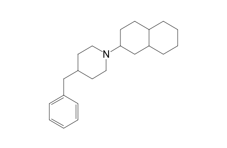 Piperidine, 1-(decahydro-2-naphthalenyl)-4-(phenylmethyl)-