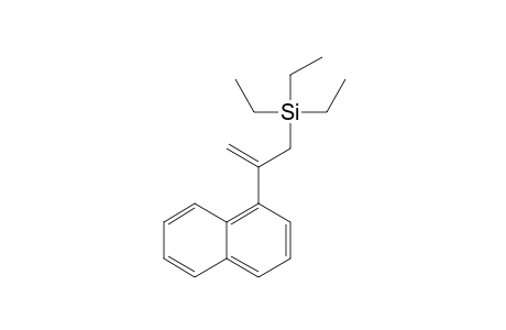 (E)-1-(3-Triethylsilyl-1-propen-2-yl)naphthalene