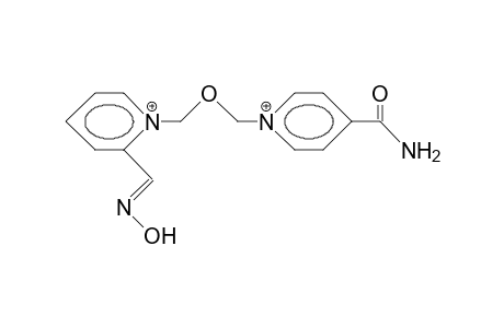 1-(4-Carbamoyl-pyridinium)-3-(2-hydroxyiminomethyl-pyridinium)-2-oxa-propane dication