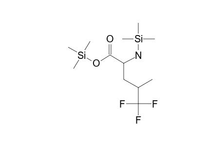 5,5,5-Trifluoroleucine, N-trimethylsilyl-, trimethylsilyl ester (isomer 1)