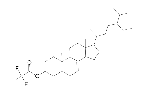 Stigmast-7-en-3-ol, trifluoroacetate, (3.beta.,24.xi.)-