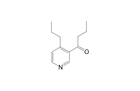3-(1'-Oxobutyl)-4-propylpyridine