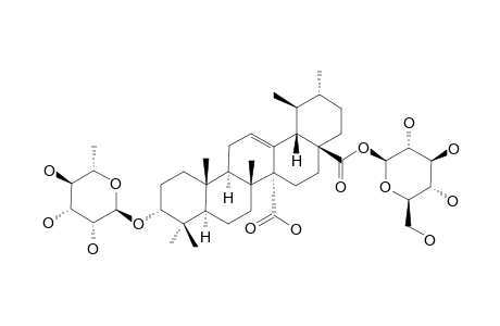 QUINOVIC-ACID-3-O-ALPHA-D-RHAMNOPYRANOSYL-(28->1)-GLUCOPYRANOSYLESTER