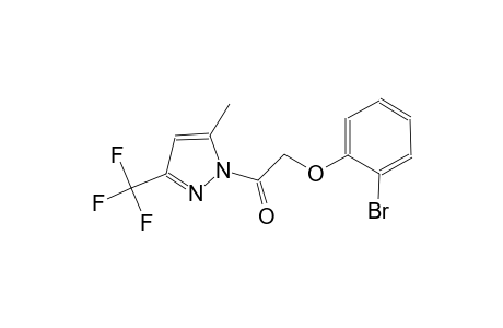 2-bromophenyl 2-[5-methyl-3-(trifluoromethyl)-1H-pyrazol-1-yl]-2-oxoethyl ether