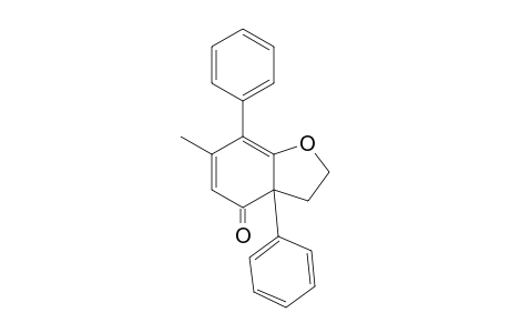 6-Methyl-3a,7-diphenyl-3,3a-dihydrobenzofuran-4(2H)-one