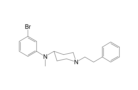 N-(3-Bromophenyl)-N-methyl-1-(2-phenylethyl)piperidin-4-amine