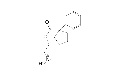 N,N-dimethyl-2-{[(1-phenylcyclopentyl)carbonyl]oxy}ethanaminium