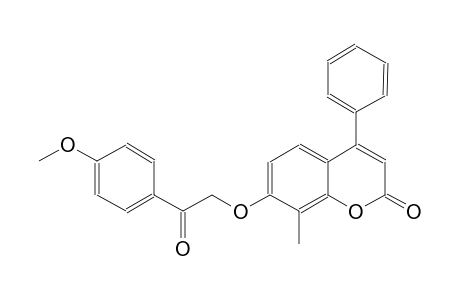 7-[2-(4-methoxyphenyl)-2-oxoethoxy]-8-methyl-4-phenyl-2H-chromen-2-one
