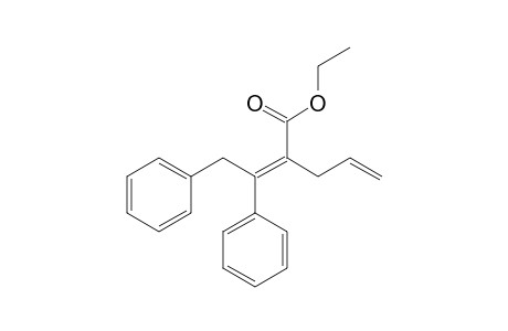 Ethyl 2-allyl-3,4-diphenyl-3(E)-butenoate