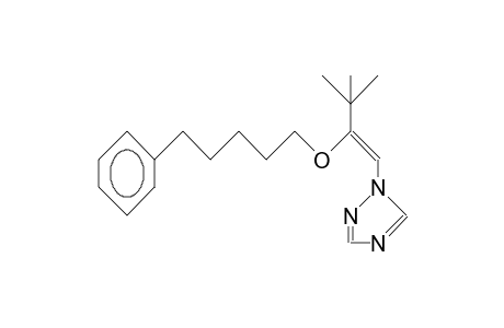 3,3-Dimethyl-2-(5-phenyl-pentoxy)-1,2,4-triazole-1-butene