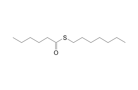 Hexanethioic acid, S-heptyl ester