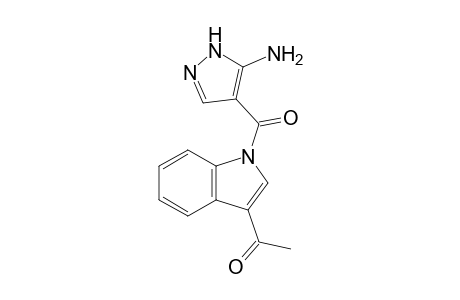 1-(1-(5-Amino-1H-pyrazole-4-carbonyl)-1H-indol-3-yl)ethanone