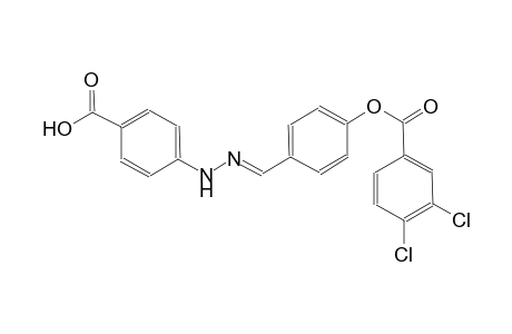4-((2E)-2-{4-[(3,4-dichlorobenzoyl)oxy]benzylidene}hydrazino)benzoic acid