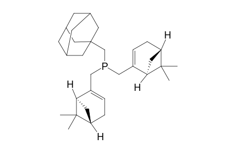 (1-Adamantyl)methyl{bis[(1S,5S)-(6,6-dimethylbicyclo[3.1.1]hept-2-en-2-yl)methyl]}phosphane