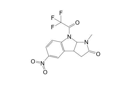 3-methyl-7-nitro-4-(2,2,2-trifluoro-1-oxoethyl)-3a,8b-dihydro-1H-pyrrolo[2,3-b]indol-2-one