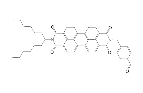 4-[9'-(1"-Hexylheptyl)-1',3',8',10'-tetraoxo-3',8',9',10'-tetrahydro-1H-anthra[2,1,9-def : 6,5,10-d',e',f ']diisoquinoline-2'-ylmethyl]-benzaldehyde