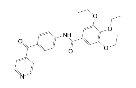 3,4,5-Triethoxy-N-(4-isonicotinoylphenyl)benzamide