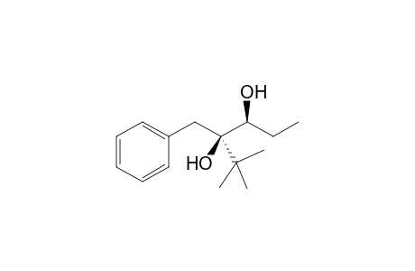 2,2-Dimethyl-3-(phenylmethyl)-3,4-hexanediol