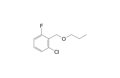 2-Chloro-6-fluorobenzyl alcohol, N-propyl ether