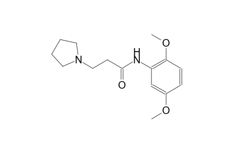 1-pyrrolidinepropanamide, N-(2,5-dimethoxyphenyl)-