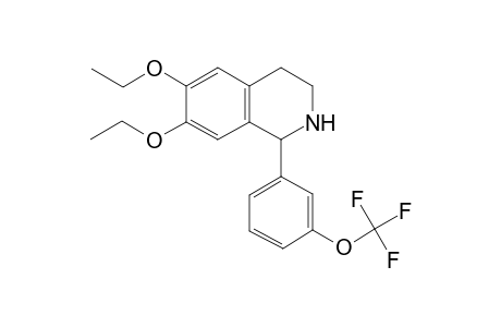 6,7-Diethoxy-1-[3-(trifluoromethoxy)phenyl]-1,2,3,4-tetrahydroisoquinoline