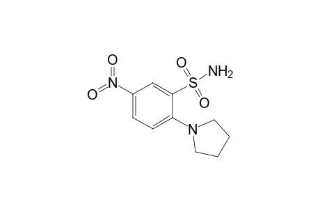 5-Nitro-2-(1'-pyrrolidinyl)benzenesulfonamide