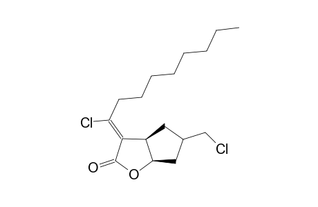 2-(Chloromethyl)-5-(1'-chlorononylidene)-6-oxo-7-oxabicyclo[3.3.0]octane
