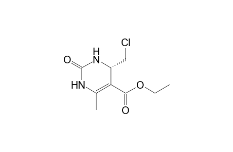 5-Pyrimidinecarboxylic acid, 4-(chloromethyl)-1,2,3,4-tetrahydro-6-methyl-2-oxo-, ethyl ester, (S)-