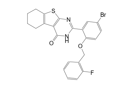 benzo[4,5]thieno[2,3-d]pyrimidin-4(3H)-one, 2-[5-bromo-2-[(2-fluorophenyl)methoxy]phenyl]-5,6,7,8-tetrahydro-