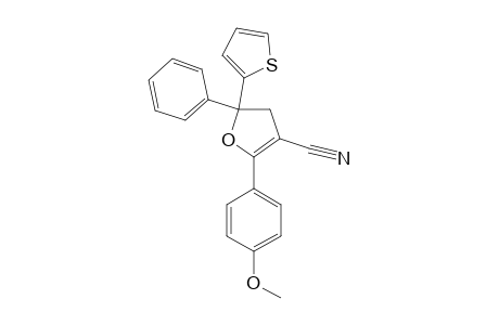 2-(4-METHOXYPHENYL)-5-PHENYL-5-(2-THIENYL)-4,5-DIHYDROFURAN-3-CARBONITRILE