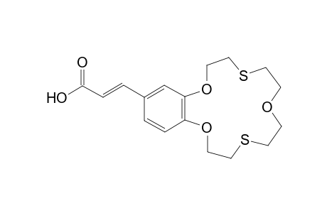 3-(8,14-Dithiabenzo-15-crown-5)prop-2-enoic acid