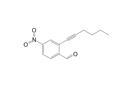 2-(Hex-1-ynyl)-4-nitrobenzaldehyde
