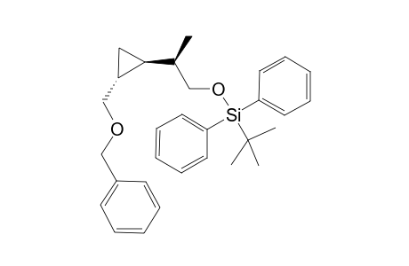(2R*)-2-{(1S*,2R*)-2-[(Benzyloxy)methyl]cyclopropyl]propoxy-tert-butyldiphenylsilane