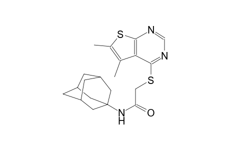 acetamide, 2-[(5,6-dimethylthieno[2,3-d]pyrimidin-4-yl)thio]-N-tricyclo[3.3.1.1~3,7~]dec-1-yl-