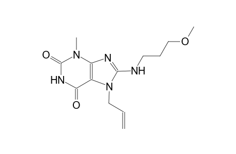7-allyl-8-[(3-methoxypropyl)amino]-3-methyl-3,7-dihydro-1H-purine-2,6-dione