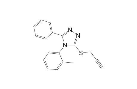 4-(2-Methylphenyl)-3-phenyl-5-(2-propynylsulfanyl)-4H-1,2,4-triazole
