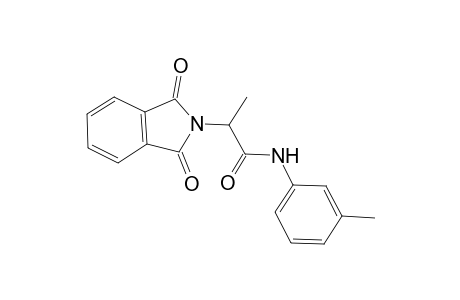 2-(1,3-Dioxo-1,3-dihydro-2H-isoindol-2-yl)-N-(3-methylphenyl)propanamide