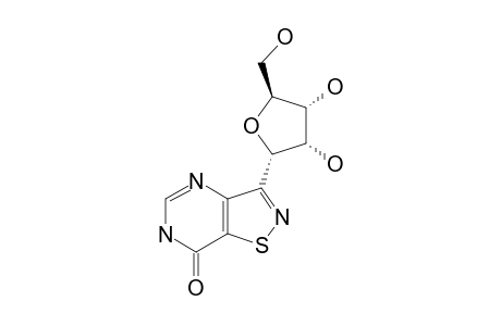 3-ALPHA-D-RIBOFURANOSYLISOTHIAZOLO-[4,5-D]-PYRIMIDIN-7(6H)-ONE