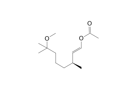 (S,E)-7-methoxy-3,7-dimethyloct-1-enyl acetate