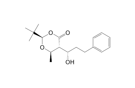 (2R,5R,6R)-2-tert-butyl-5-[(1S)-1-hydroxy-3-phenyl-propyl]-6-methyl-1,3-dioxan-4-one
