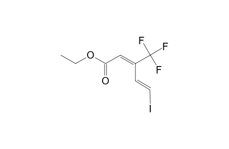 ethyl (2E,4E)-5-iodo-3-(trifluoromethyl)penta-2,4-dienoate